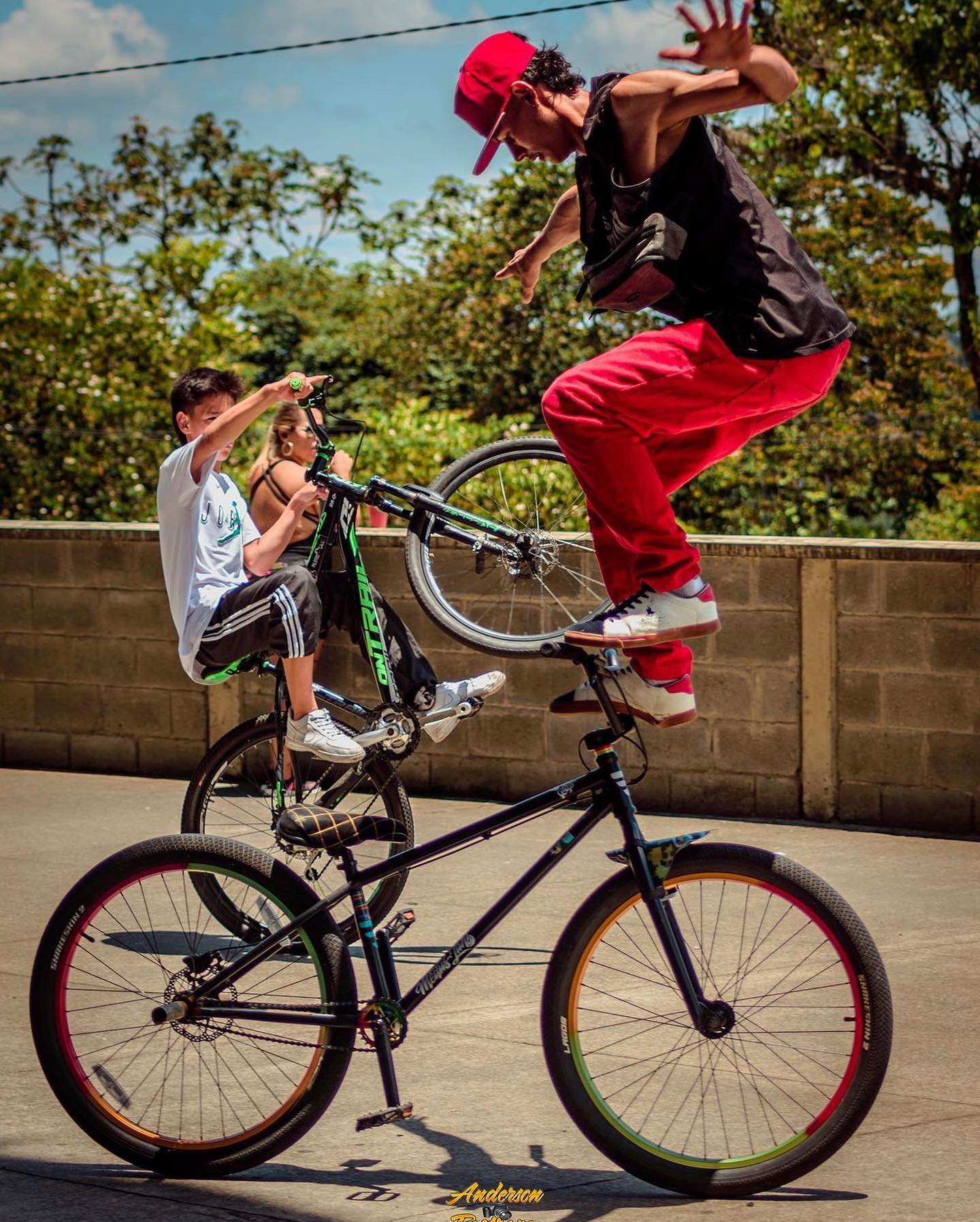 @jeffrey.vaclav with the WTF on the Mafia MEDUSA wheelie bike